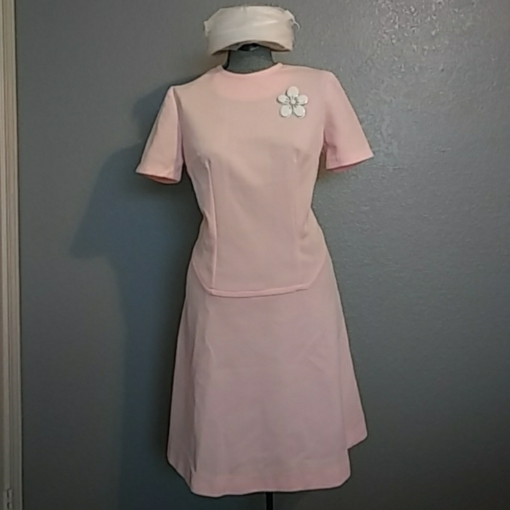 🚫SOLD🚫0's Mod Pink Dress